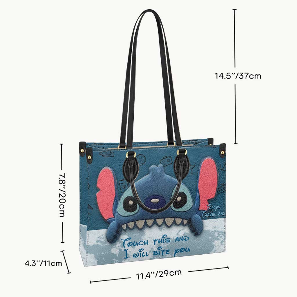 Personalized Leather Handbag with Fun Design - Gift for Women