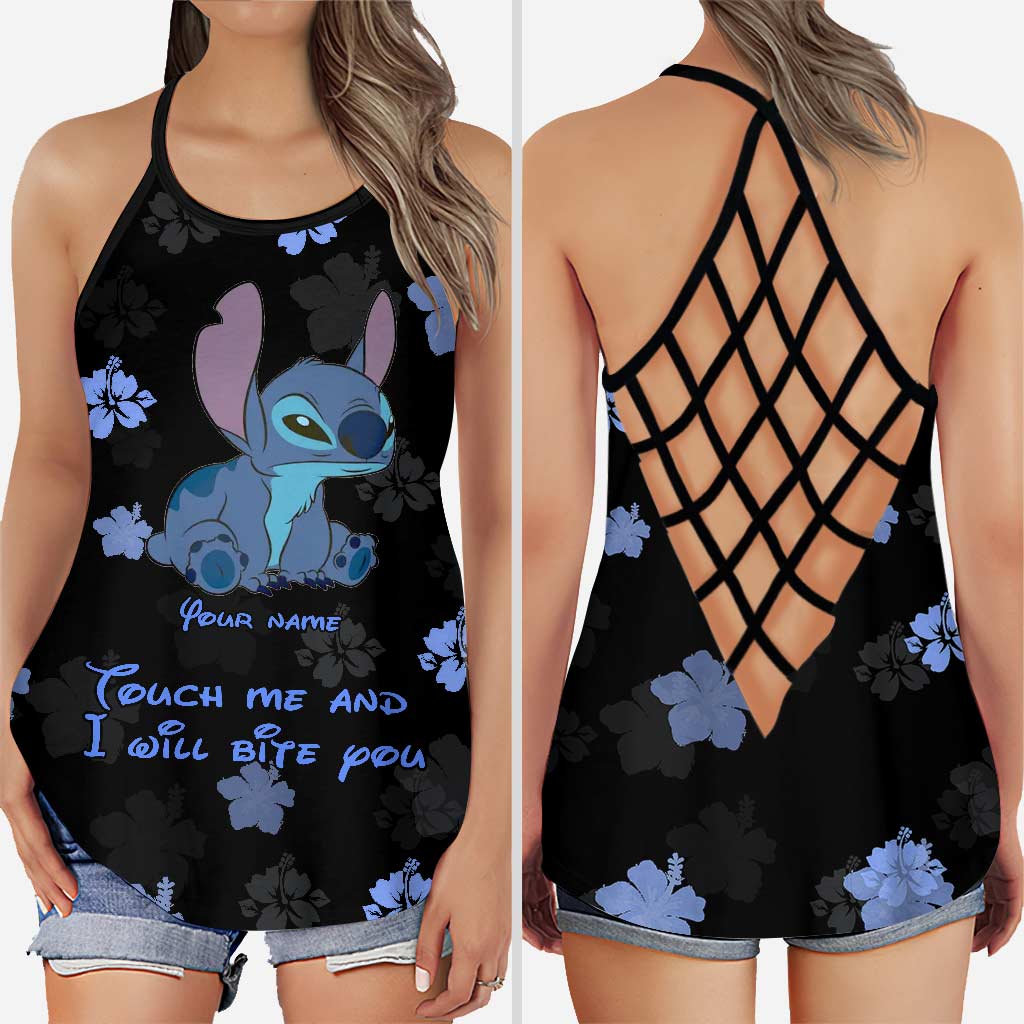 Personalized Ohana Cross Tank Top & Leggings Gift with Custom Name