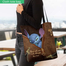Load image into Gallery viewer, Personalized Ohana Tote Bag with Stitch Design for Kids
