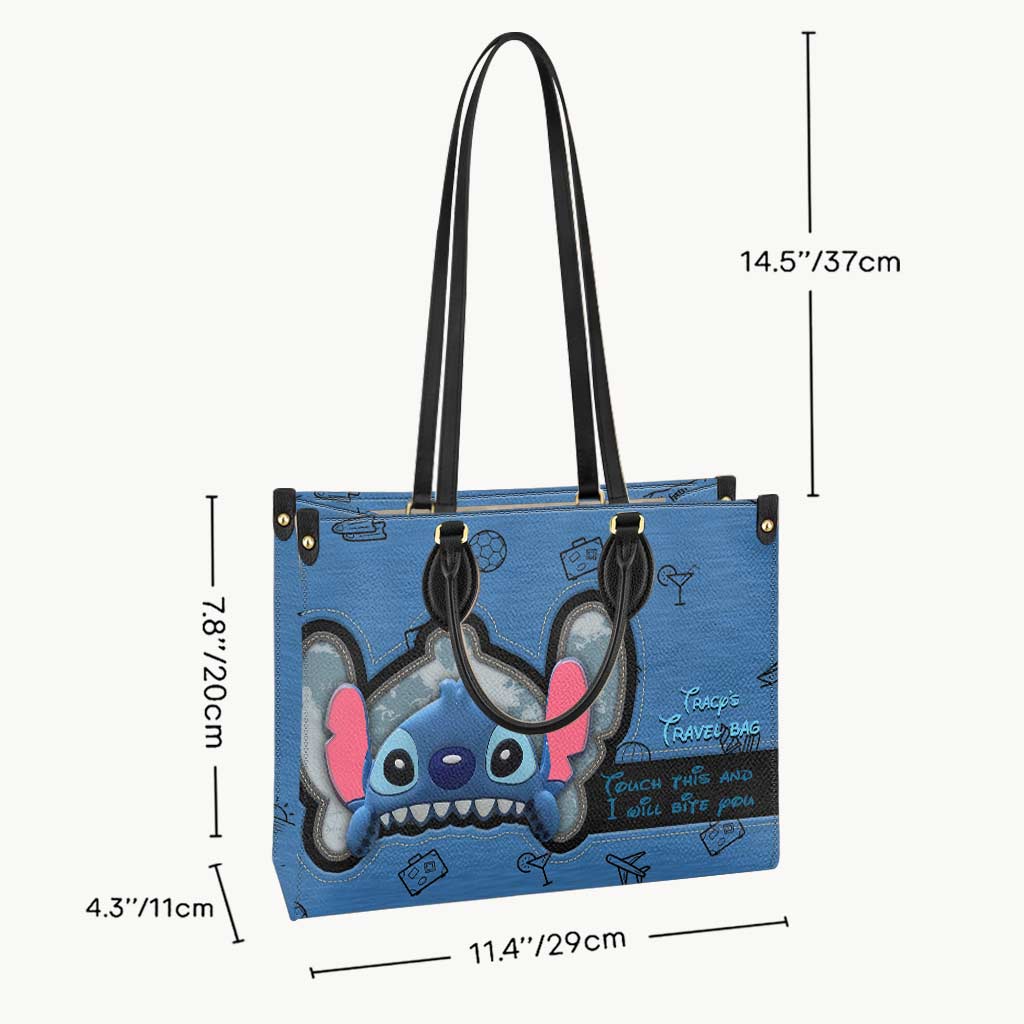 Personalized Leather Handbag Custom Name Gift for Women