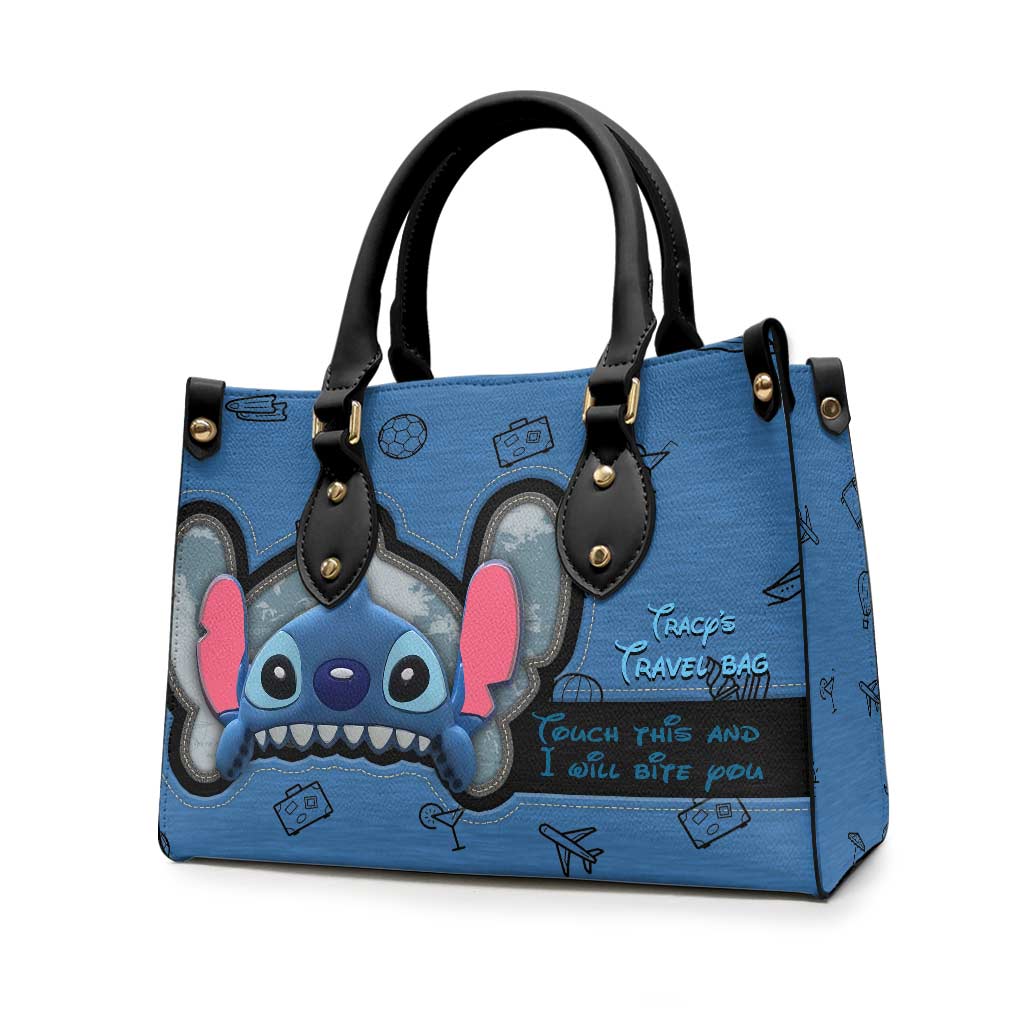 Personalized Leather Handbag Custom Name Gift for Women