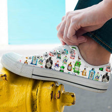Load image into Gallery viewer, Personalized Low Top Shoes Custom Name Fun Gin Bottles Gift
