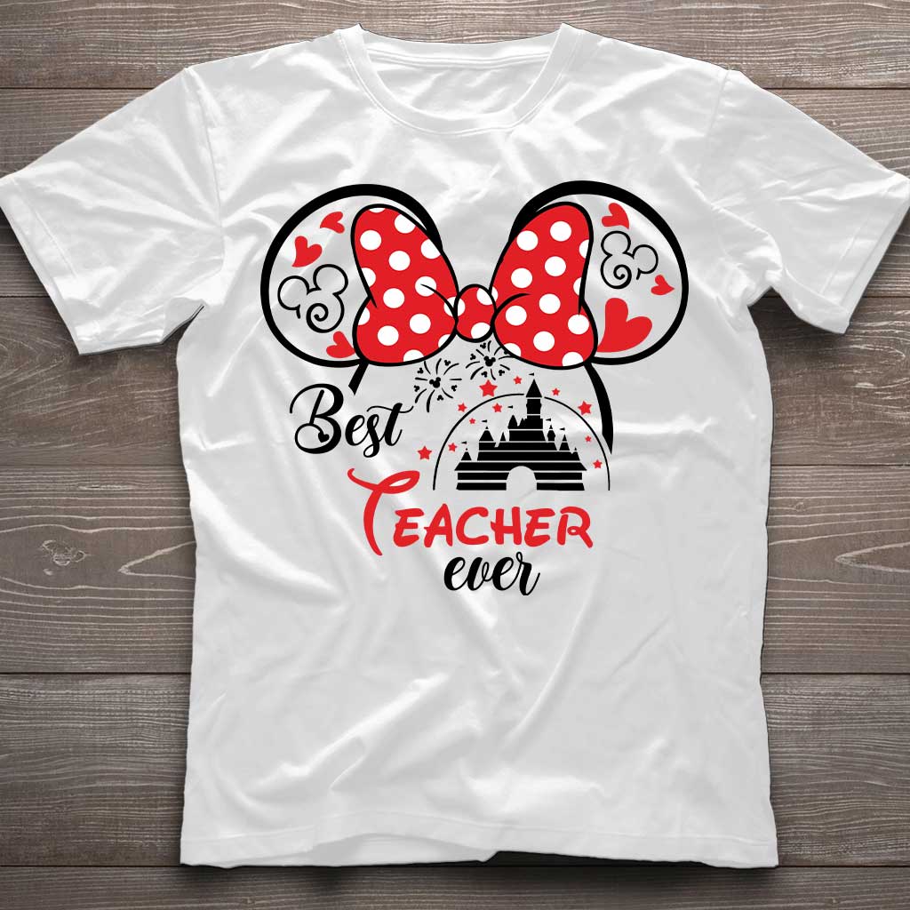 Personalized Best Teacher Ever T-Shirt & Hoodie Gift for Educators