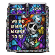Load image into Gallery viewer, Personalized Nightmare Quilt Set Custom Names Unique Gift
