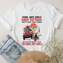 Load image into Gallery viewer, Personalized Jeep Girls T-Shirt Custom Name Gift for Her
