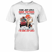 Load image into Gallery viewer, Personalized Jeep Girls T-Shirt Custom Name Gift for Her

