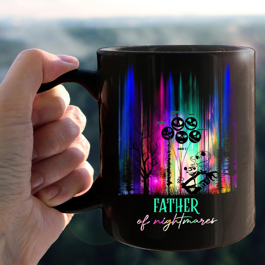Personalized Black Mug Unique Father Gift for Dad