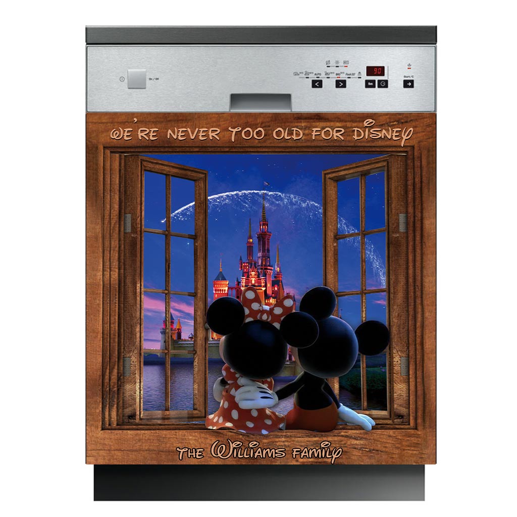 Personalized Magnetic Dishwasher Cover Custom Family Gift