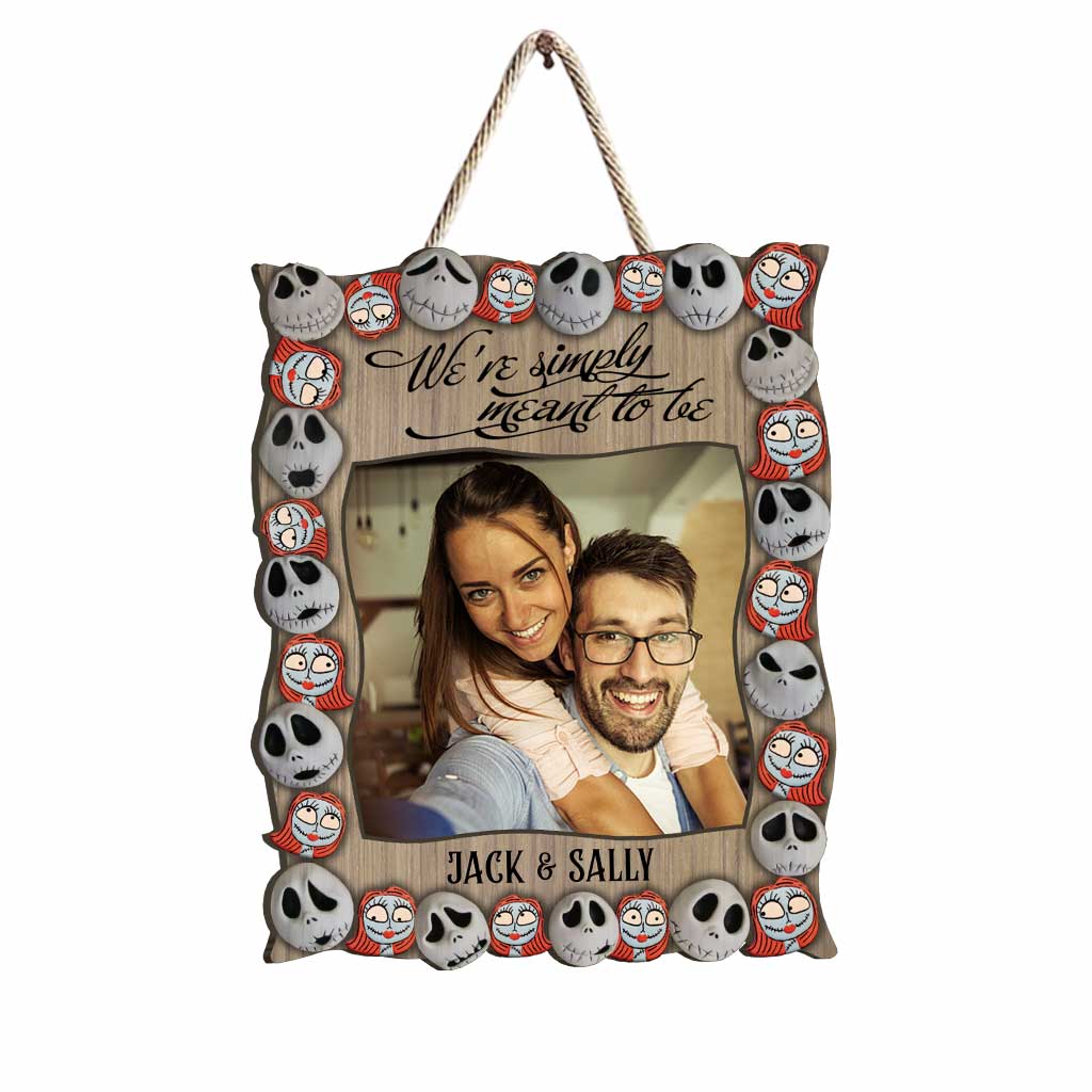 Personalized Nightmare Wood Sign Custom Name Gift for Couple
