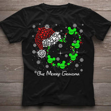 Load image into Gallery viewer, Personalized Christmas T-Shirt &amp; Hoodie for Grandma | Custom Names

