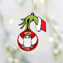 Load image into Gallery viewer, Personalized Cat Ornament Printed on Both Sides Unique Christmas Gift
