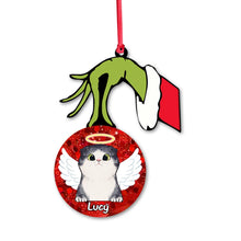 Load image into Gallery viewer, Personalized Cat Ornament Printed on Both Sides Unique Christmas Gift
