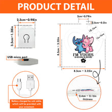 Load image into Gallery viewer, Personalized LED Acrylic Ornament I'm Yours Gift for Couples
