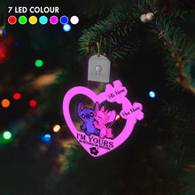 Load image into Gallery viewer, Personalized LED Acrylic Ornament I'm Yours Gift for Couples
