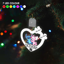 Load image into Gallery viewer, Personalized LED Acrylic Ornament I'm Yours Gift for Couples
