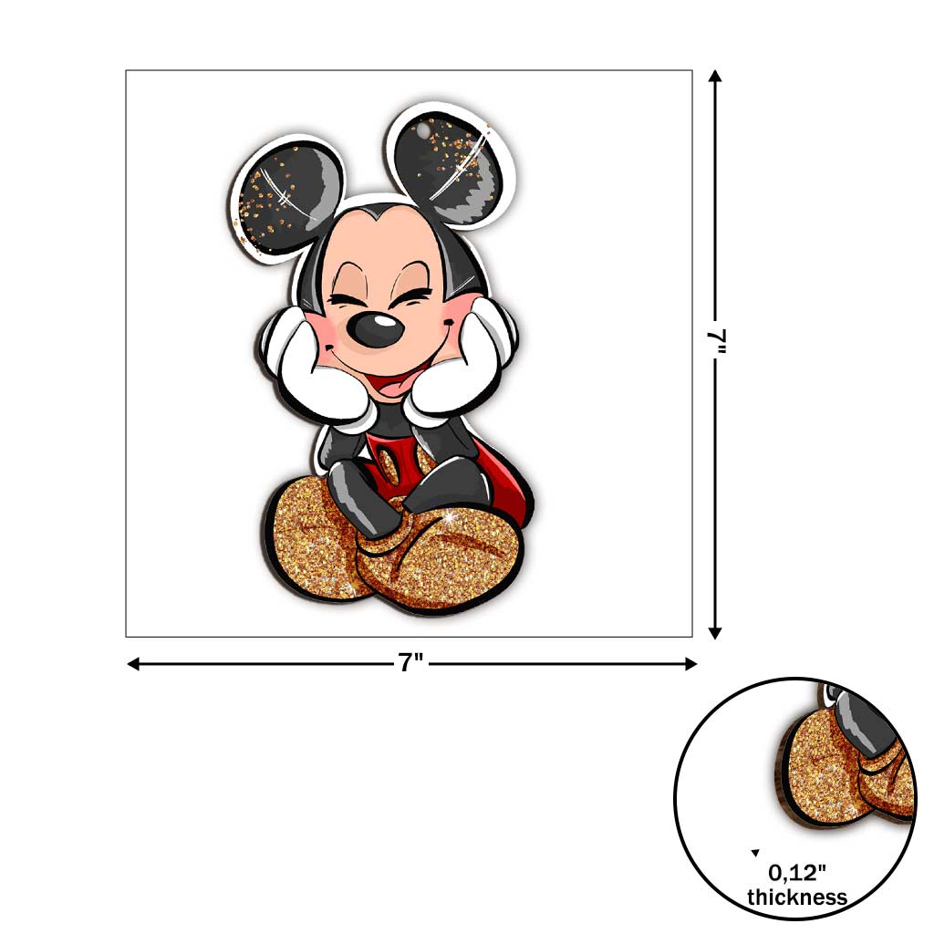 Personalized Mickey Mouse 3-Piece Garland for Christmas Decor