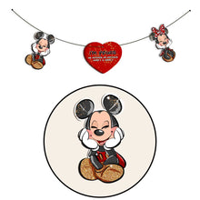 Load image into Gallery viewer, Personalized Mickey Mouse 3-Piece Garland for Christmas Decor
