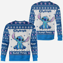 Load image into Gallery viewer, Personalized Ohana Means Family Christmas Hoodie All Over Print
