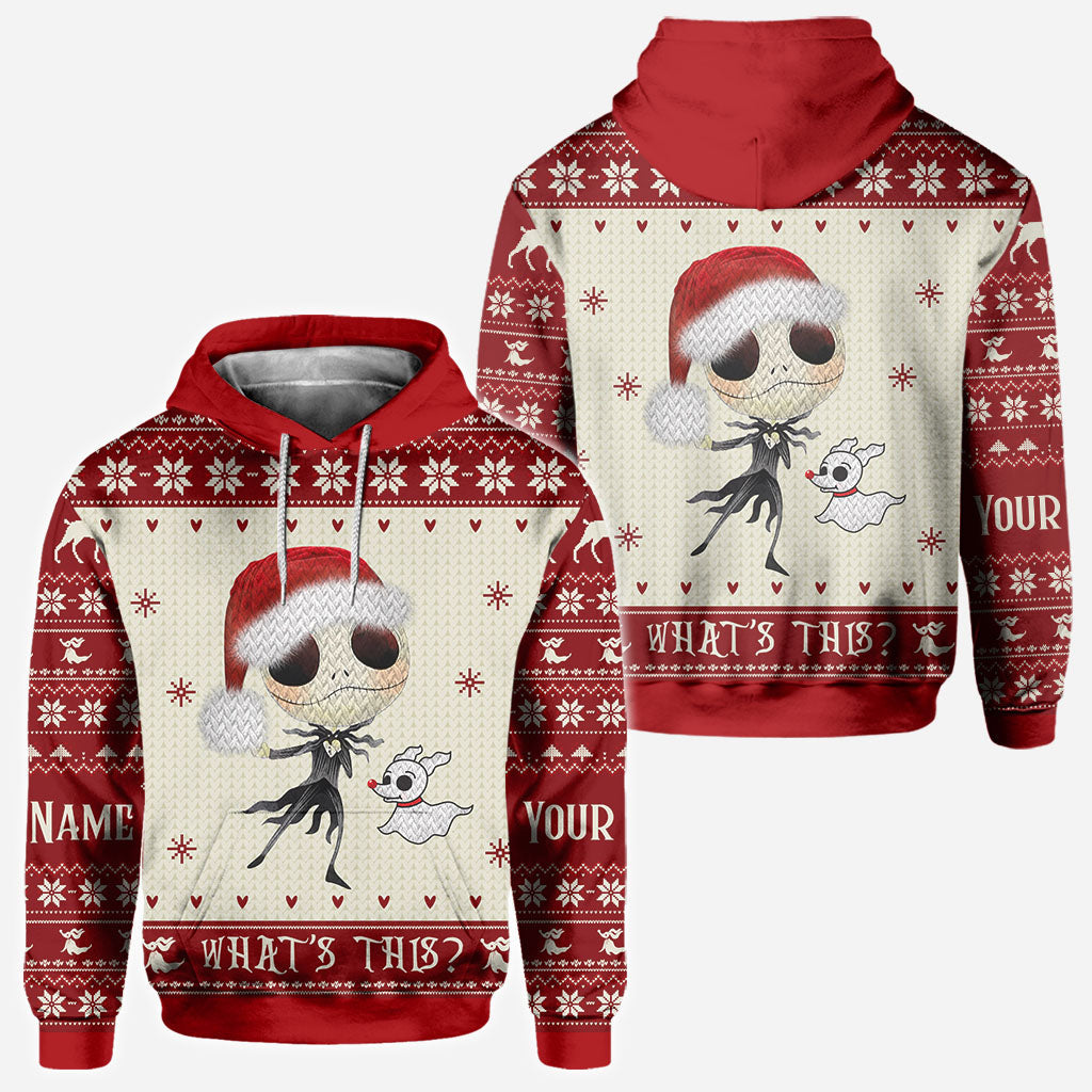 Personalized Nightmare Before Christmas Hoodie Custom Design Gift for Kids
