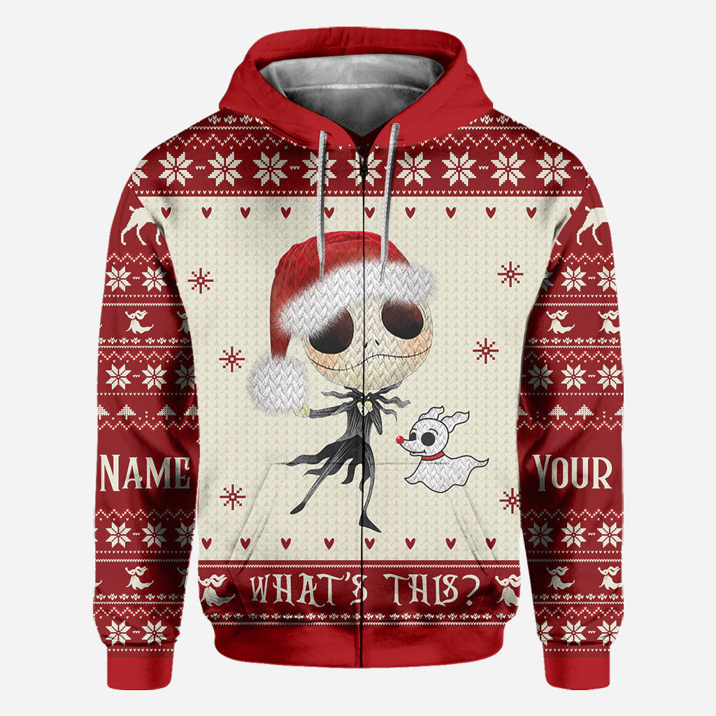 Personalized Nightmare Before Christmas Hoodie Custom Design Gift for Kids