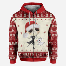 Load image into Gallery viewer, Personalized Nightmare Before Christmas Hoodie Custom Design Gift for Kids
