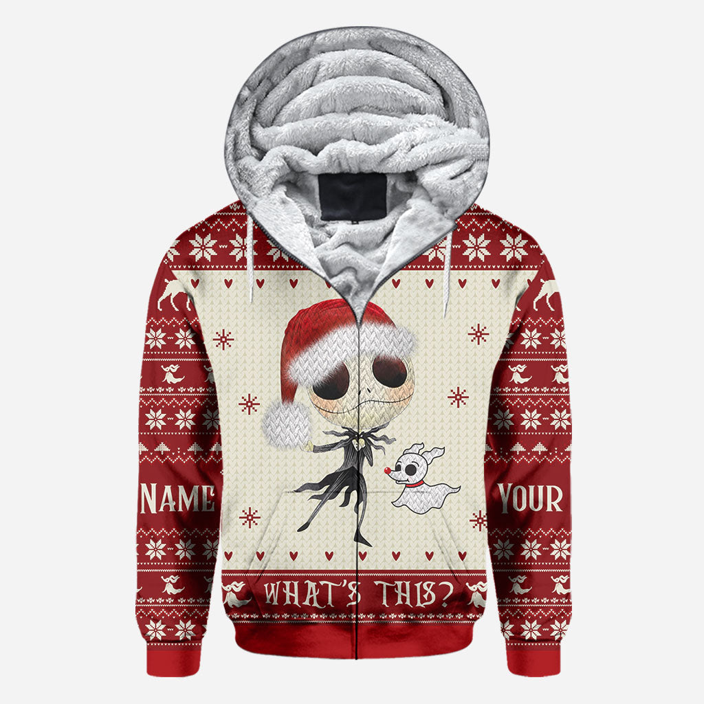 Personalized Nightmare Before Christmas Hoodie Custom Design Gift for Kids