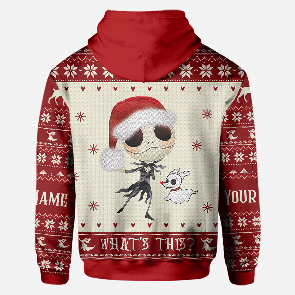 Personalized Nightmare Before Christmas Hoodie Custom Design Gift for Kids