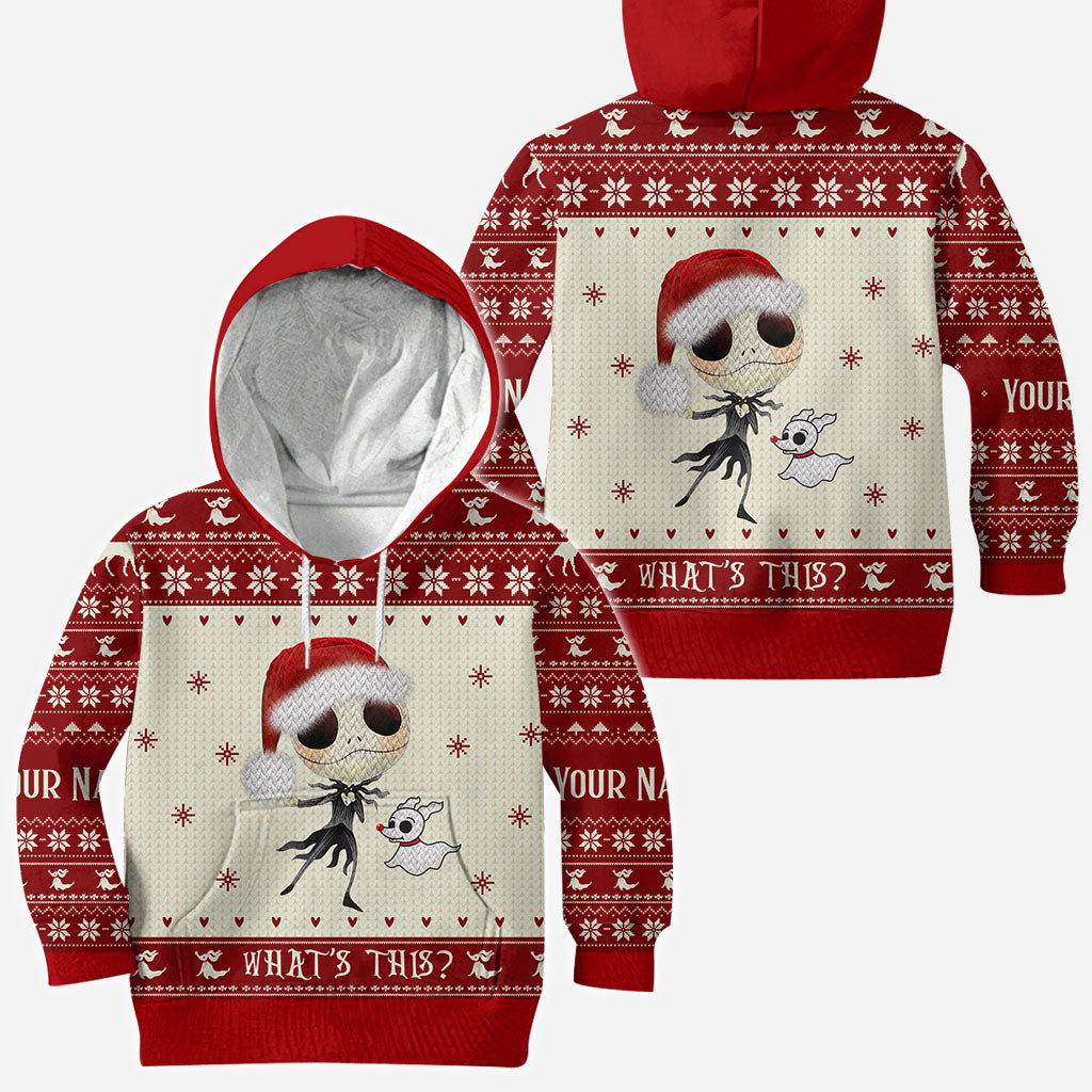 Personalized Nightmare Before Christmas Hoodie Custom Design Gift for Kids