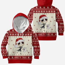 Load image into Gallery viewer, Personalized Nightmare Before Christmas Hoodie Custom Design Gift for Kids
