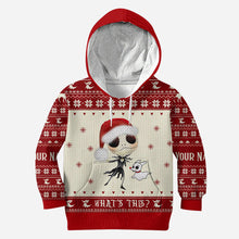 Load image into Gallery viewer, Personalized Nightmare Before Christmas Hoodie Custom Design Gift for Kids
