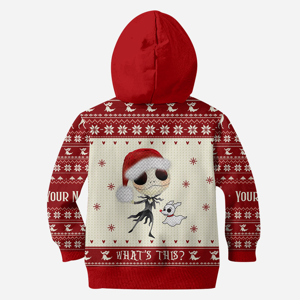 Personalized Nightmare Before Christmas Hoodie Custom Design Gift for Kids