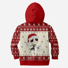 Load image into Gallery viewer, Personalized Nightmare Before Christmas Hoodie Custom Design Gift for Kids
