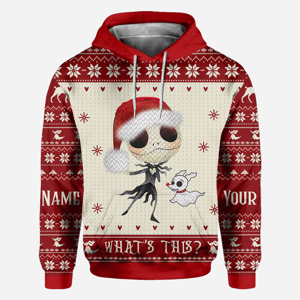 Personalized Nightmare Before Christmas Hoodie Custom Design Gift for Kids