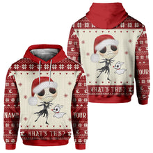 Load image into Gallery viewer, Personalized Nightmare Before Christmas Hoodie Custom Design Gift for Kids
