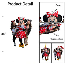 Load image into Gallery viewer, Personalized Mickey Mouse Shaped Ornament Custom Gift for Christmas
