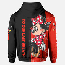 Load image into Gallery viewer, Personalized All Over Print Couple Hoodie Custom Names Gift for Engagement

