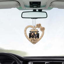 Load image into Gallery viewer, Personalized Couple Car Ornament Custom Name Heart Design Gift
