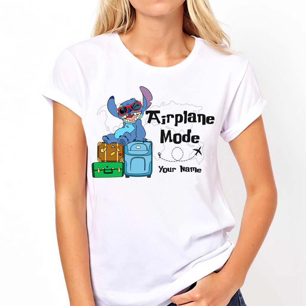 Personalized Airplane Mode T-shirt & Hoodie with Name for Kids