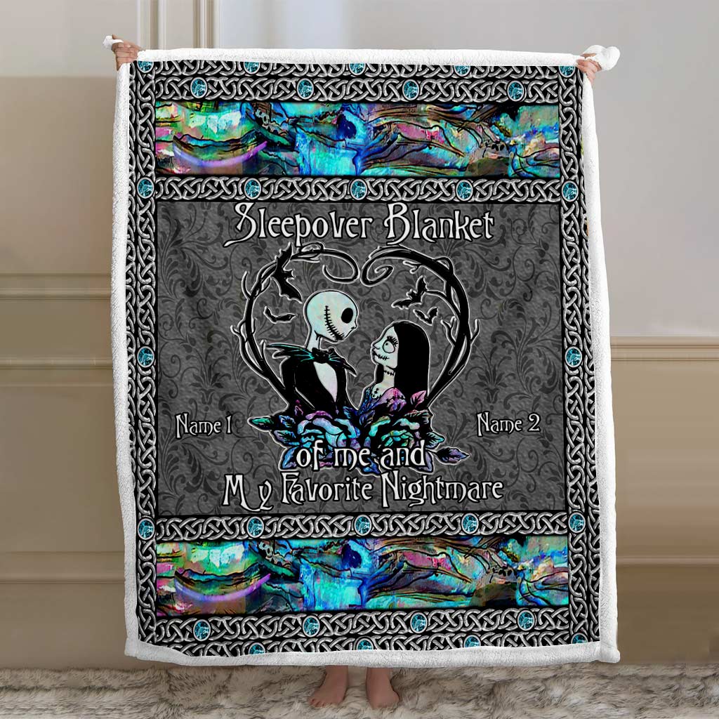 Personalized Sleepover Blanket for Kids Custom Name Gift