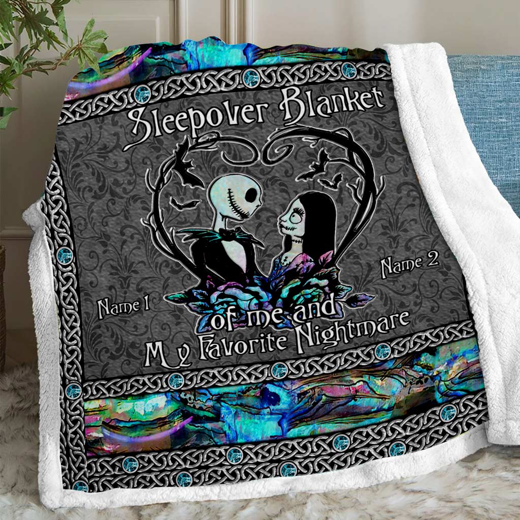 Personalized Sleepover Blanket for Kids Custom Name Gift