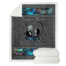 Load image into Gallery viewer, Personalized Sleepover Blanket for Kids Custom Name Gift
