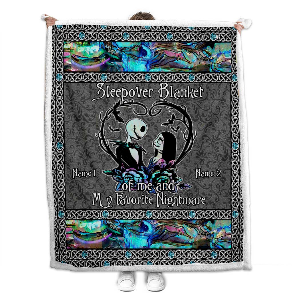 Personalized Sleepover Blanket for Kids Custom Name Gift