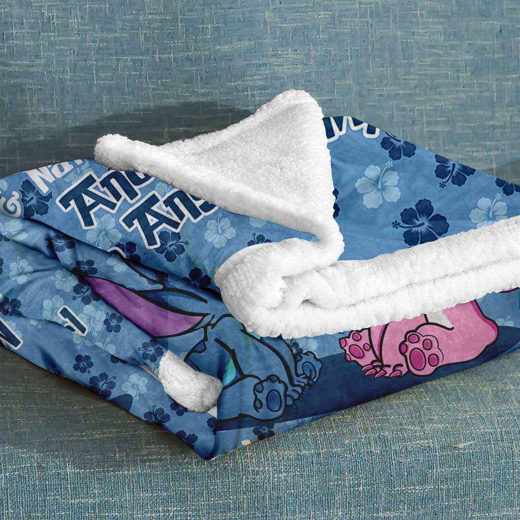 Personalized Sleepover Blanket Custom Names Gift for Kids