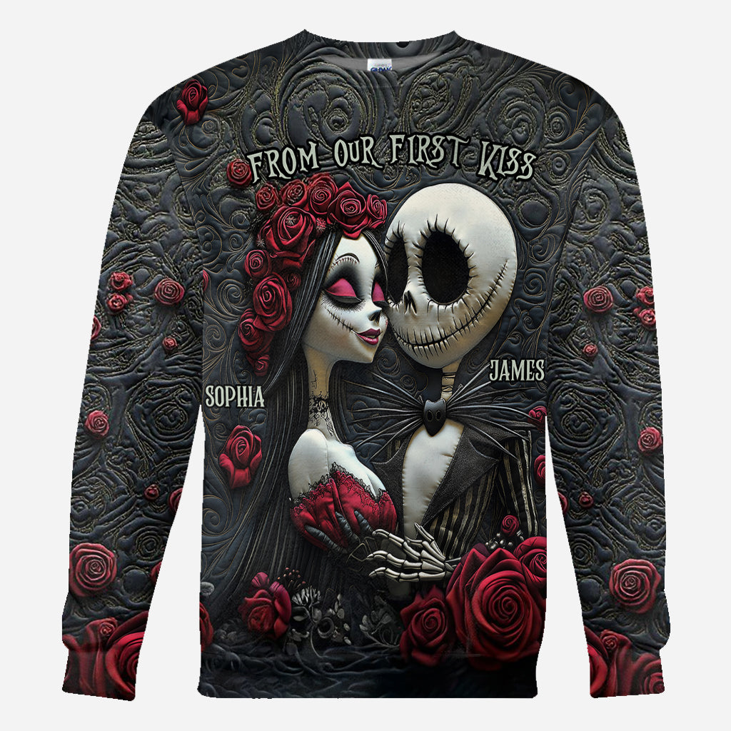 Personalized All Over Shirt Unique Gift for Couples | GradoCreations