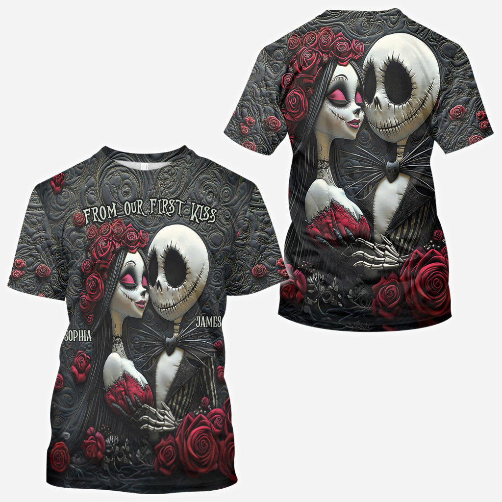 Personalized All Over Shirt Unique Gift for Couples | GradoCreations