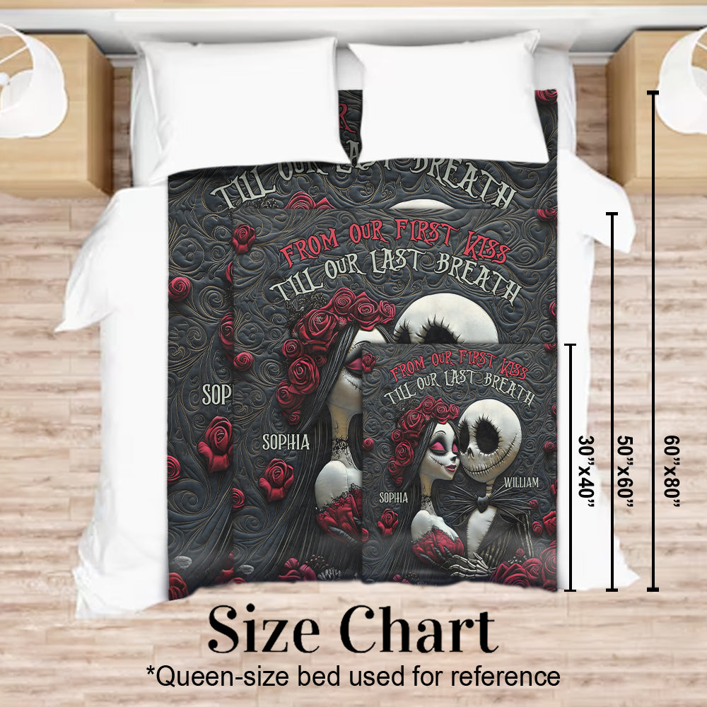 Personalized Nightmare Blanket with Names for Couples Gift