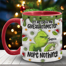 Load image into Gallery viewer, Personalized Grinch Accent Mug Customized Gift for Christmas
