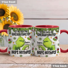 Load image into Gallery viewer, Personalized Grinch Accent Mug Customized Gift for Christmas
