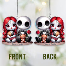 Load image into Gallery viewer, Personalized Nightmare Chicano Couple Car Ornament Gift
