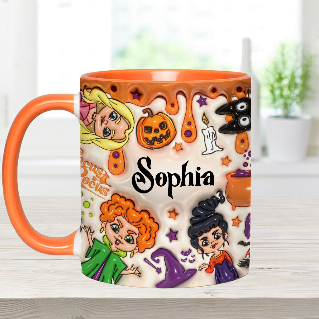 Personalized Three Witches Halloween Accent Mug Gift for Any Occasion